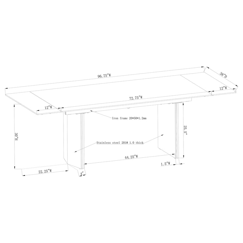 Vesa Extension Dining Table