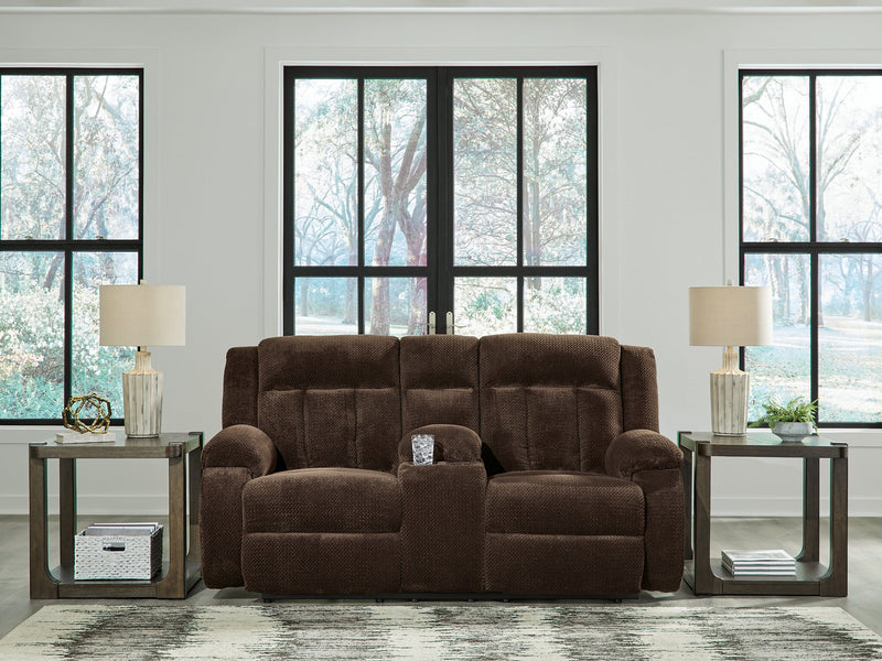 Observation Power Reclining Loveseat with Console