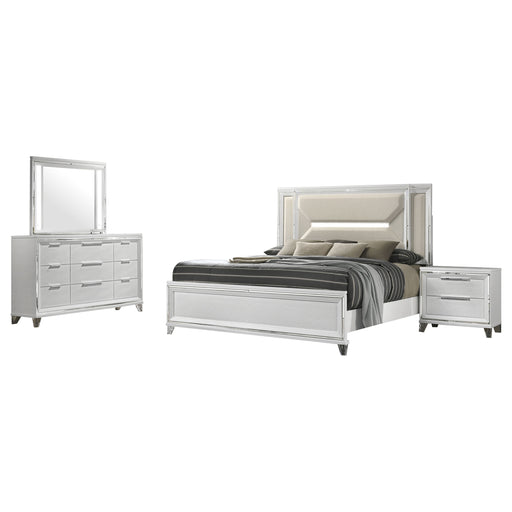 Marmore 4 Pc Bedroom Set - Home Gallery Furniture (NV)