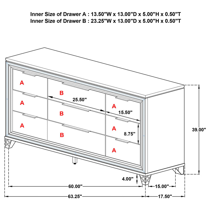 Marmore Bedroom Set