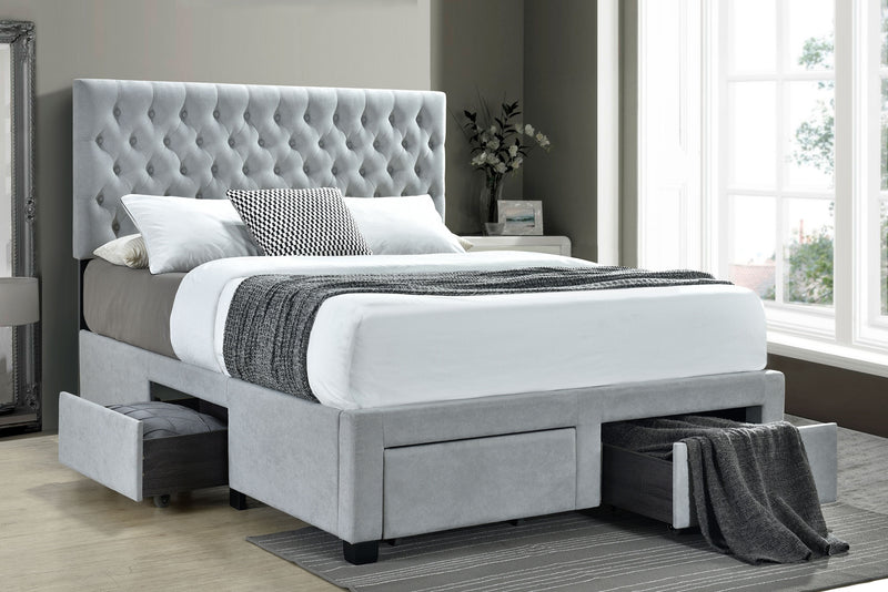 Soledad Panel Platform Storage Bed
