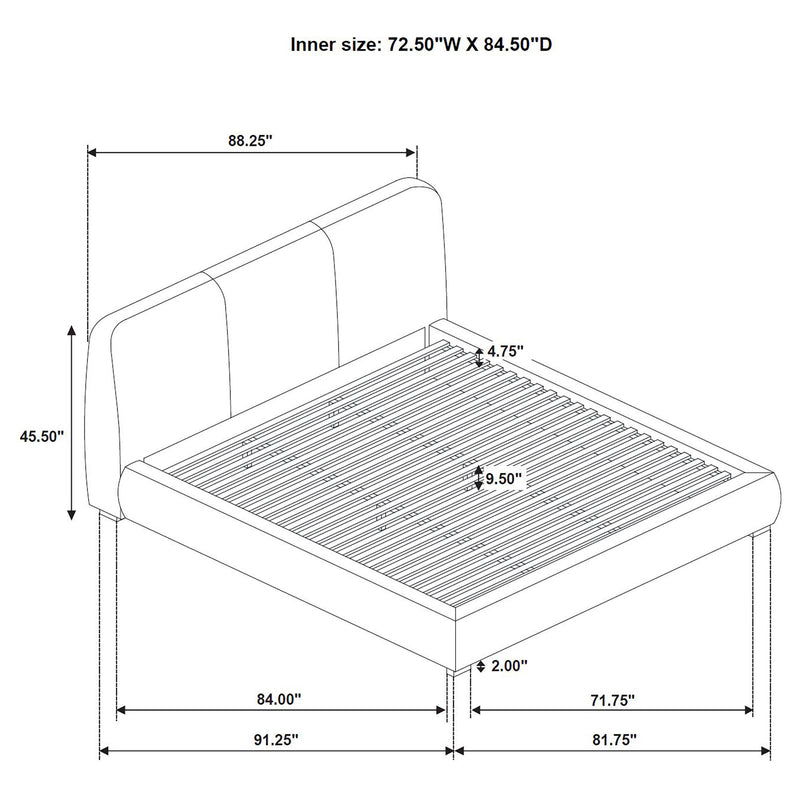 Mokena Panel Platform Bed
