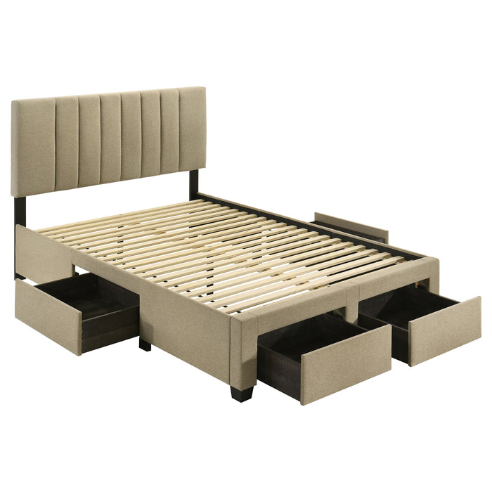 Wheatland Panel Platform Storage Bed
