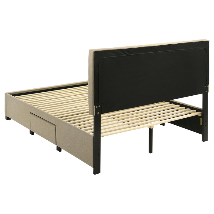 Wheatland Panel Platform Storage Bed