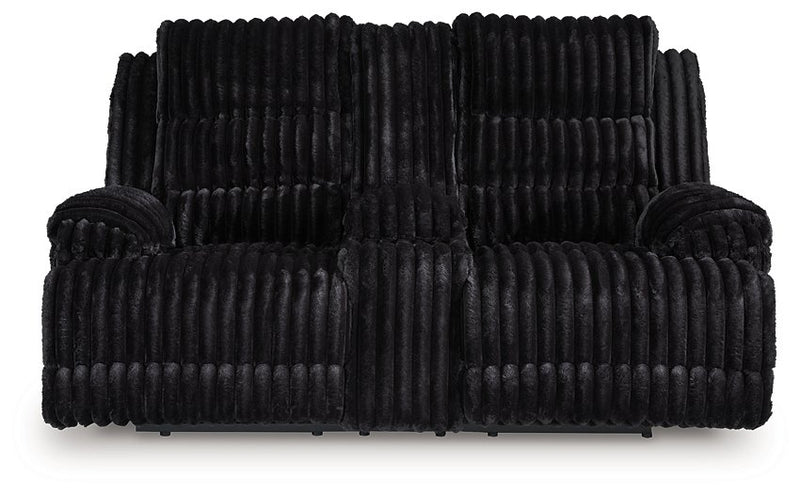 Rhine Falls Reclining Loveseat with Console