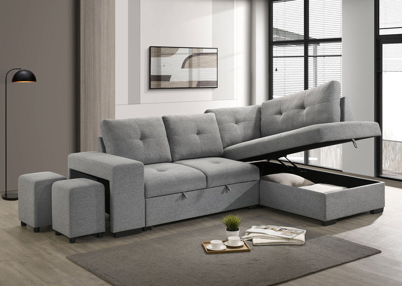 Roanne Pull-Out Sleeper Sectional Sofa