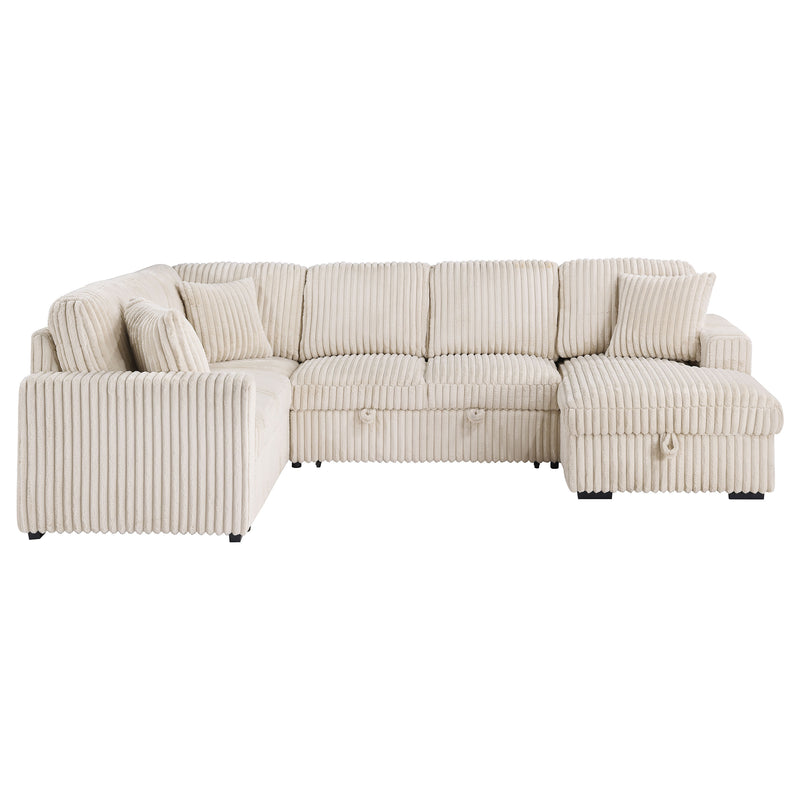Devonshire Pull-Out Sleeper Sectional Sofa