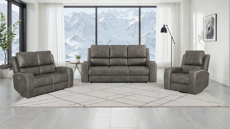 Brickston Triple Power Reclining Loveseat