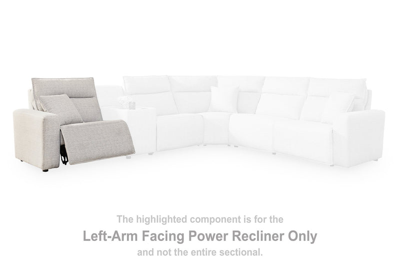 Modmax II Power Reclining Sectional with Audio Consoles