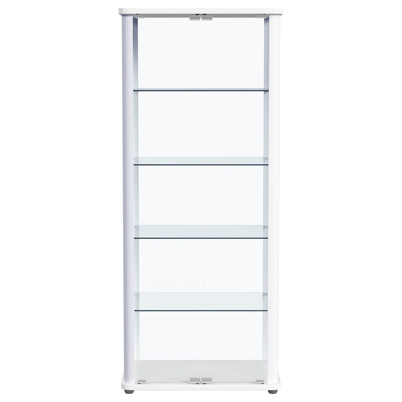 Aero Curio Cabinet with LED Lighting