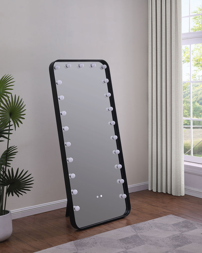 Canton Standing Mirror with LED Lighting and Bluetooth Speaker