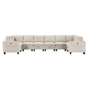 Walterboro-(8)8-Piece Sectional with Storage, Storage Pouches and Charging Ports image