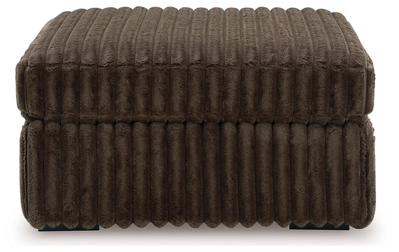 Midnight-Madness Oversized Accent Ottoman