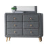 Valda Light Gray Fabric Dresser image