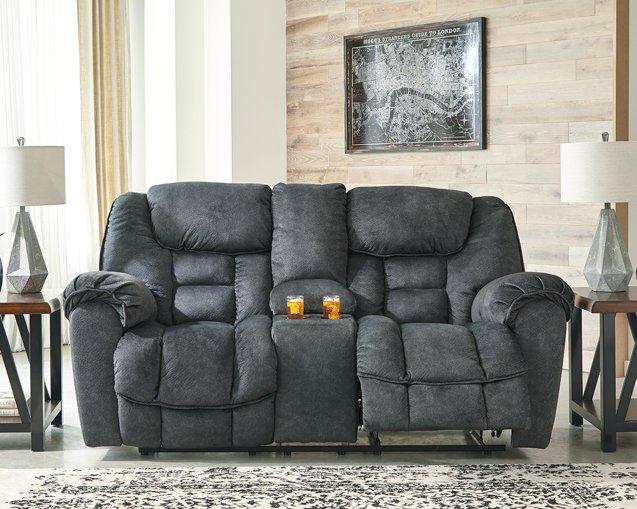 Capehorn Reclining Loveseat with Console