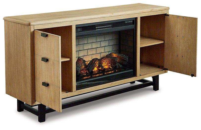 Freslowe TV Stand with Electric Fireplace