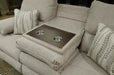 Catnapper Furniture Sadler Lay Flat Reclining Sofa with DDT in Jute-46 - Home Gallery Furniture (NV)