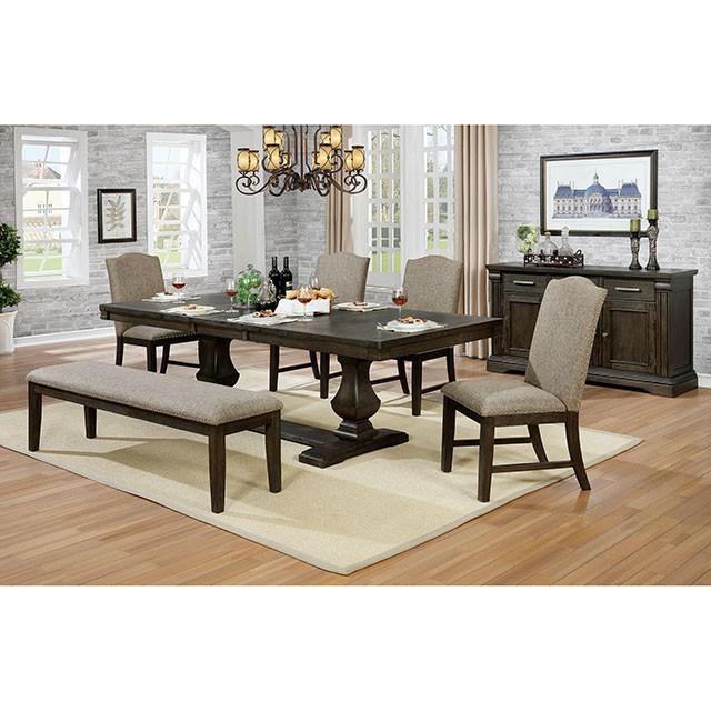 Faulk Dining Table Set with Bench