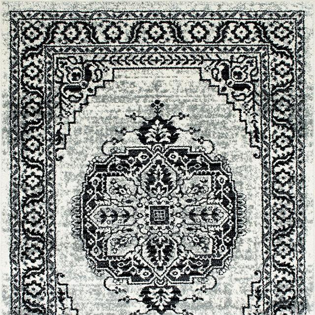 Serang Gray/Black 5' X 7' Area Rug