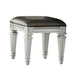 Bevelle Vanity Stool in Silver 1958-14 image