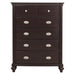 Marston 5 Drawer Chest in Dark Cherry 2615DC-9 image