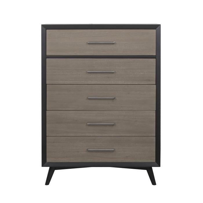 Raku 5 Drawer Chest in Gray 1711-9 image