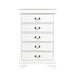 Mayville 5 Drawer Chest in White 2147W-9 image