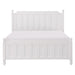 Wellsummer Full Panel Bed in White 1803WF-1* image