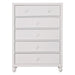 Wellsummer 5 Drawer Chest in White 1803W-9 image