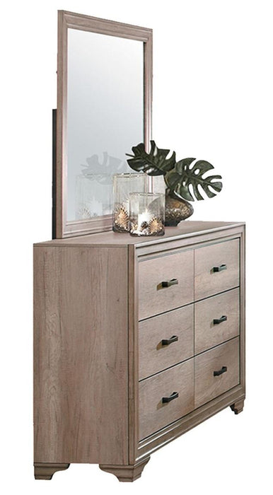 Lonan 6 Drawer Dresser in Natural 1955-5