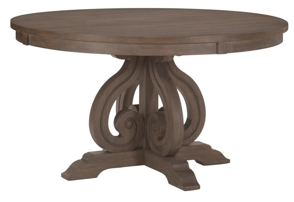 Toulon Round Dining Table in Dark Pewter 5438-54*