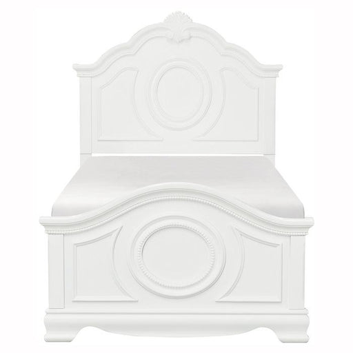 Lucida Full Panel Bed in White 2039FW-1* image