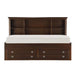 Meghan Twin Lounge Storage Bed in Espresso image