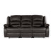 Jarita Double Reclining Sofa in Brown image