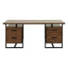 Sedley Writing Desk with Two Cabinets in Walnut 5415RF-15* image