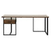 Sedley Return Desk with One Cabinet, Reversible in Walnut 5415RF-16* image