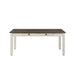 Granby Dining Table in White & Brown 5627NW-72 image