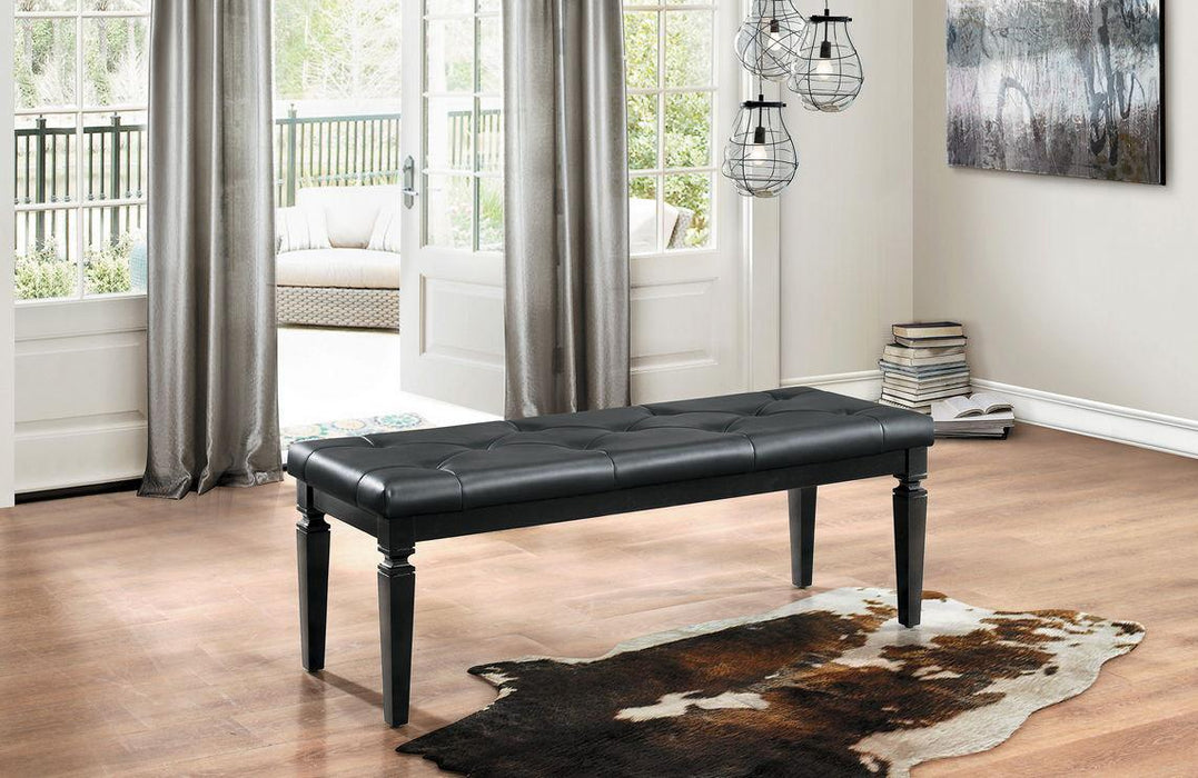 Allura Bed Bench in Black 1916BK-FBH