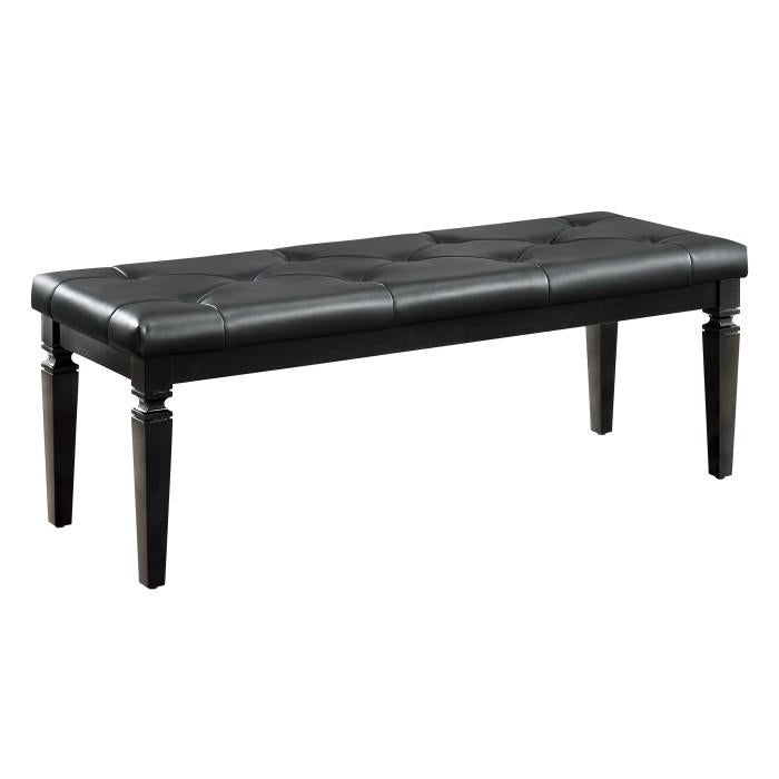 Allura Bed Bench in Black 1916BK-FBH image