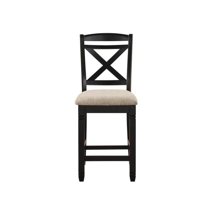 Baywater Counter Height Chair in Black (Set of 2) image