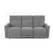 Edition Power Double Lay Flat Reclining Sofa in Dove Grey 9804DV-3PWH image