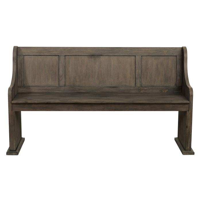 Toulon Bench with Curved Arms in Dark Pewter 5438-14A image