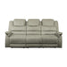 Shola Double Reclining Sofa in Gray image