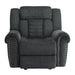 Nutmeg Glider Reclining Chair in Charcoal Gray 9901CC-1 image