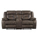 Madrona Double Reclining Loveseat in Dark Brown 9989DB-2 image