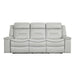 Darwan Double Lay Flat Reclining Sofa in Light Gray image