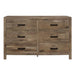 Mandan 6 Drawer Dresser in Weathered Pine 1910-5 image