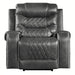 Putnam Power Reclining Chair in Gray 9405GY-1PW image