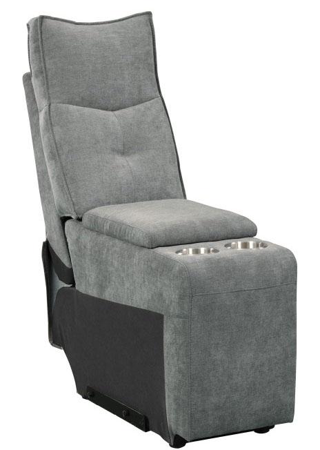 Tesoro Power Double Reclining Loveseat in Dark Gray 9509DG-2CNPWH*