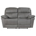 Longvale Double Reclining Loveseat with Power Headrests image